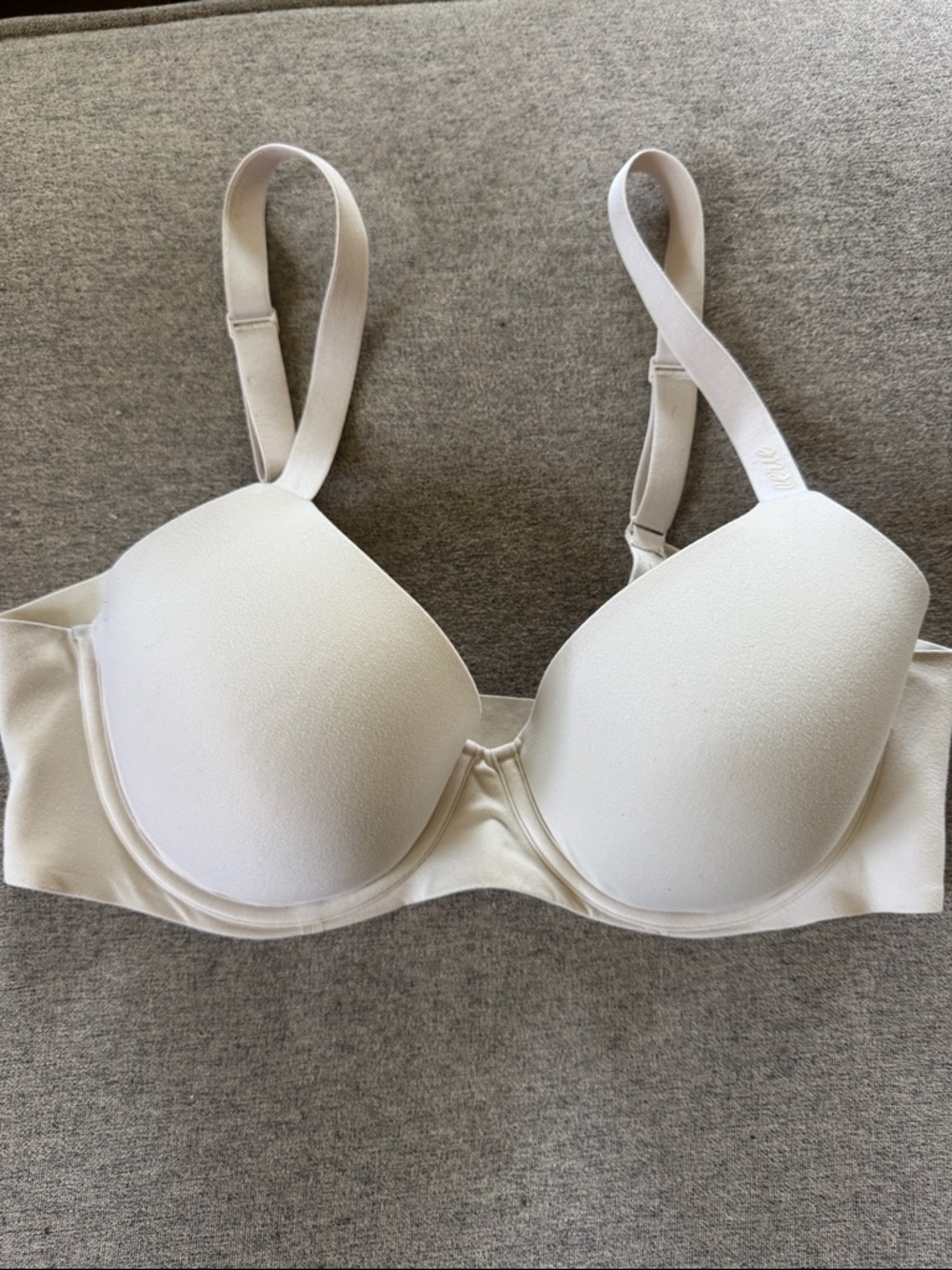 aerie Smooth Light Gray-Stone Underwire Bra